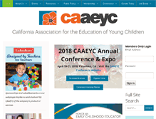 Tablet Screenshot of caeyc.org